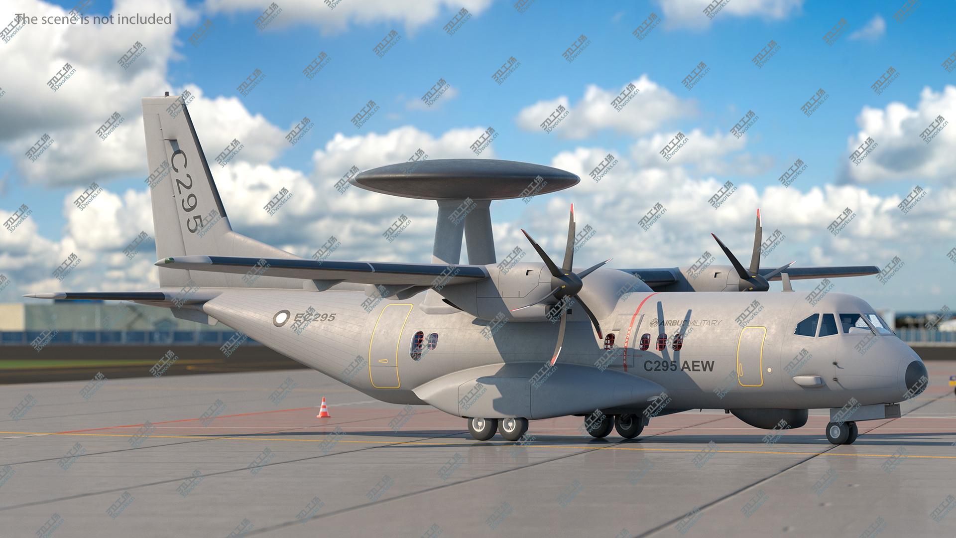 images/goods_img/20210313/Airbus C295 Airborne Early Warning and Control Aircraft 3D model/5.jpg